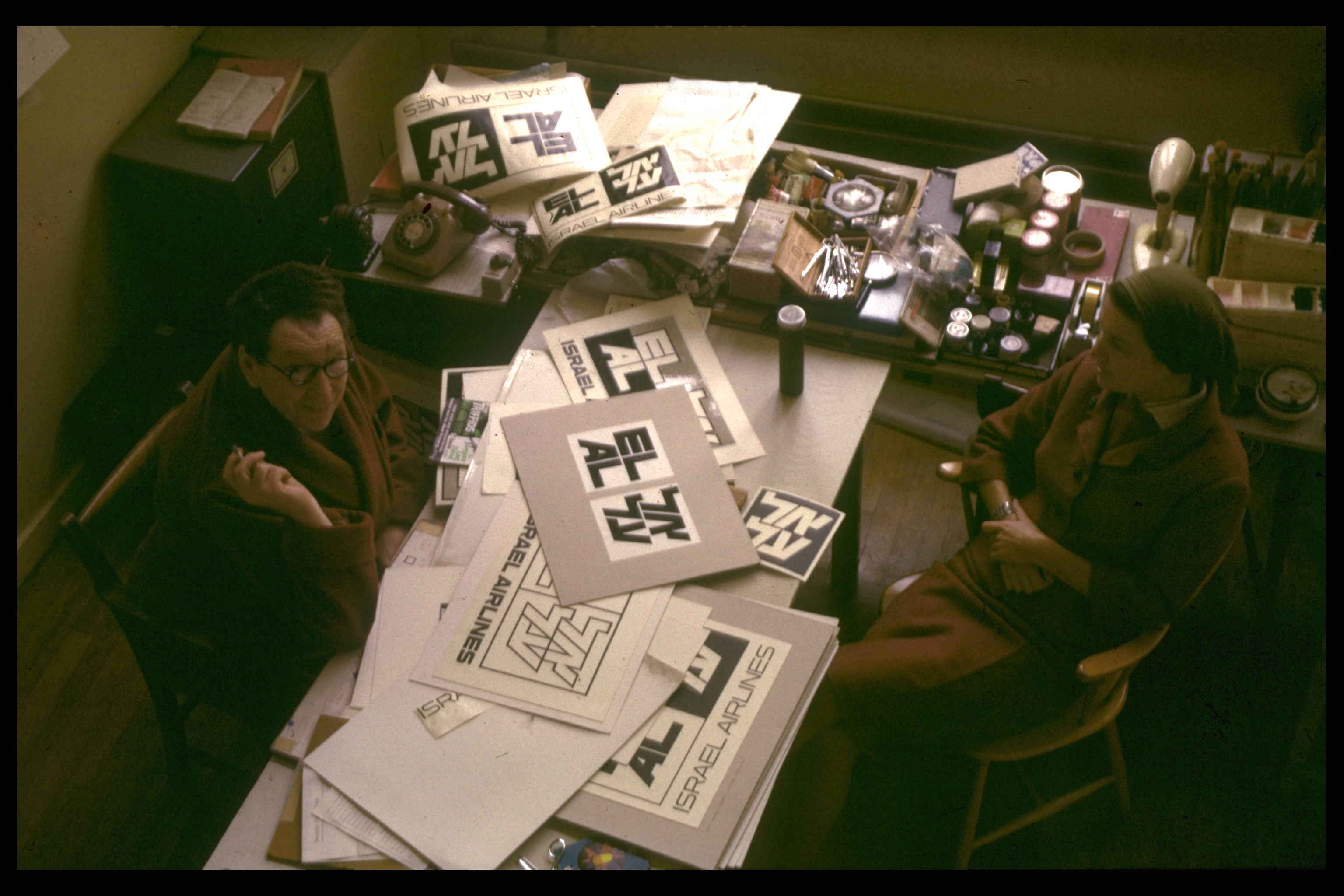 george him and el al logo artwork